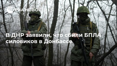 В ДНР заявили, что сбили БПЛА силовиков в Донбассе В ДНР заявили, что сбили БПЛА силовиков в Донбассе