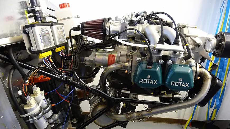 Обкатка двигателей Rotax