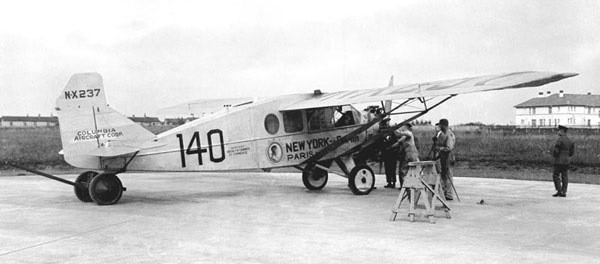 Wright-Bellanca WB-2 Колумбия, принадлежавший Чарльзу А. Левину. Фото: Wikipedia