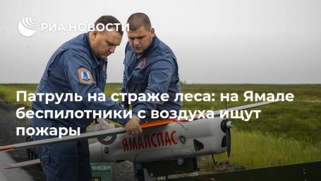 Патруль на страже леса: на Ямале беспилотники с воздуха ищут пожары Патруль на страже леса: на Ямале беспилотники с воздуха ищут пожары